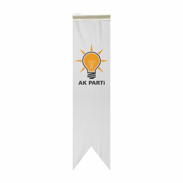 Ak Parti �zel Logolu Masa Bayra��