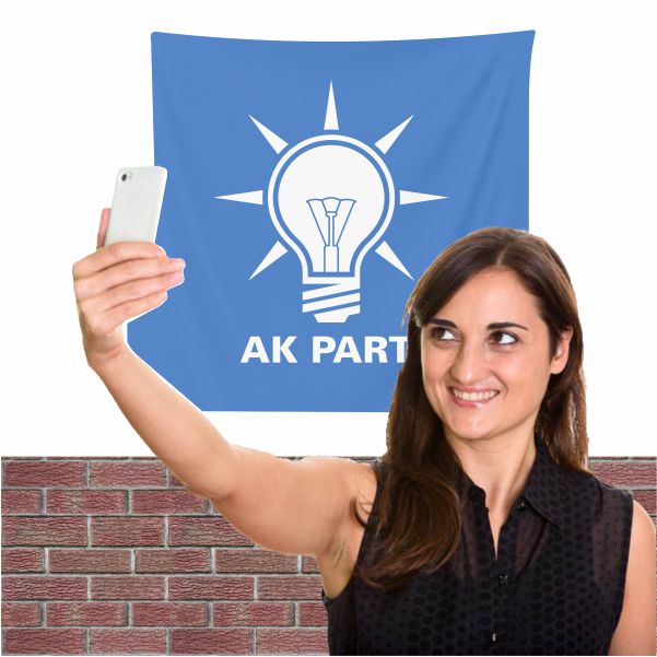 Akp Partisi Bez Arka Plan Manzara