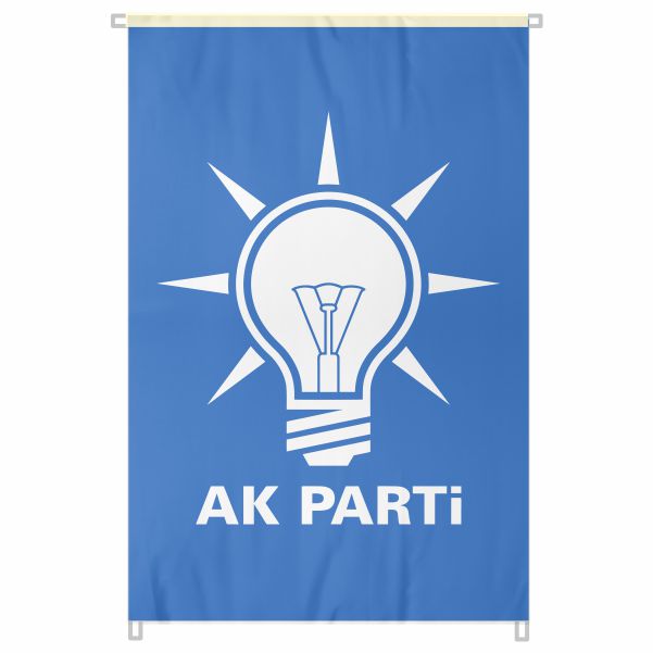 Akp Partisi Bina Boyu Bayraklar