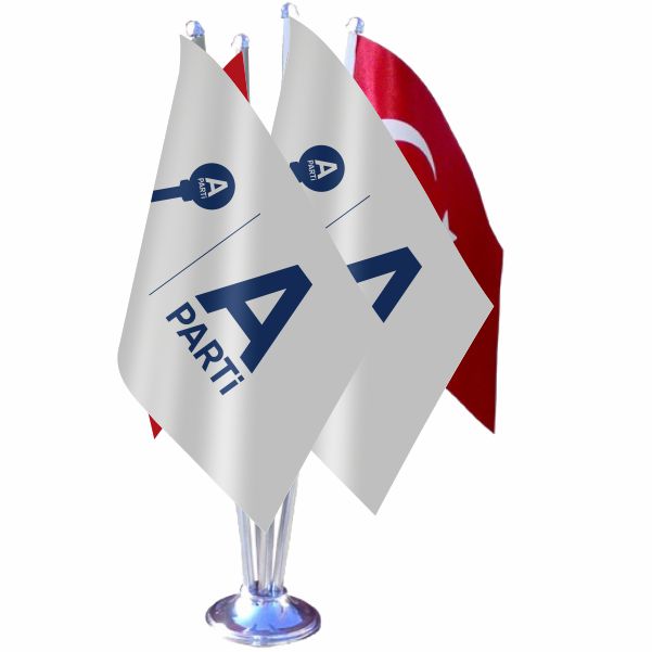 Anahtar Parti D�rtl� �zel Masa Bayra��