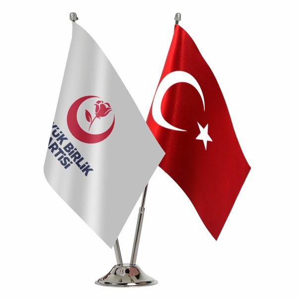 BBP B�y�k Birlik Partisi 2 li Masa Bayra��