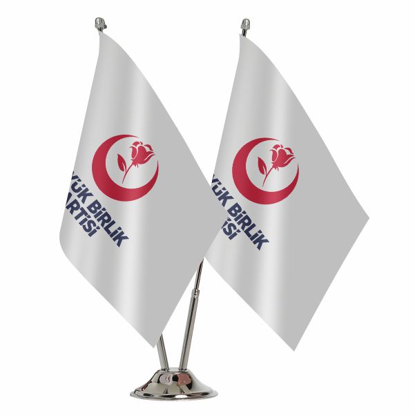 BBP B�y�k Birlik Partisi �kili Masa Bayra��