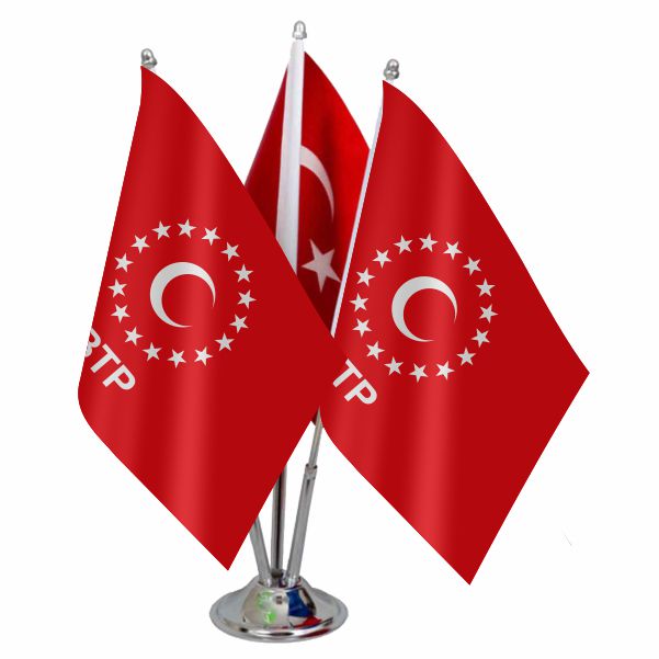 BTP Logolu ��l� Masa Bayra��
