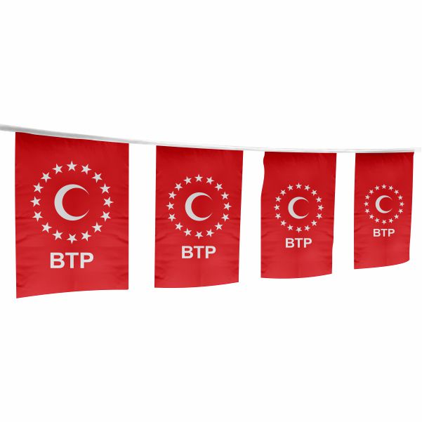 BTP �pe Dizili Flamalar ve Bayraklar