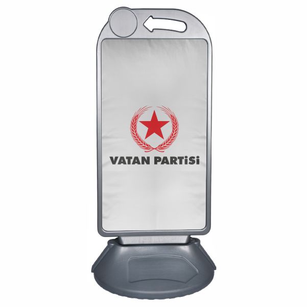 Beyaz Vatan Partisi Kald�r�m Park B�y�k Boy Reklam Dubas�