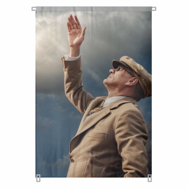 Bez Atat�rk Posteri B�y�k Atat�rk Portresi Bina Boyu Atat�rk Posteri Cumhuriyetin Mimar� No 79