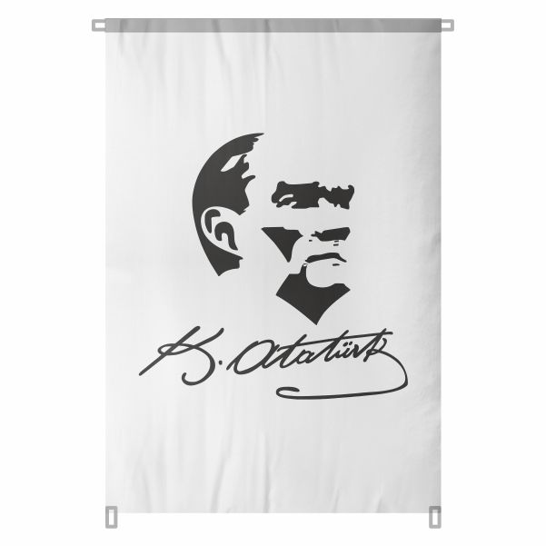 Bez Atat�rk Posteri B�y�k Atat�rk Portresi Bina Boyu Atat�rk Posteri T�rkiye nin Gelece�ine I��k Tutuyor No 88