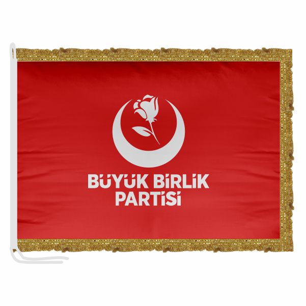 B�y�k Birlik Partisi Saten Makam Flamas�