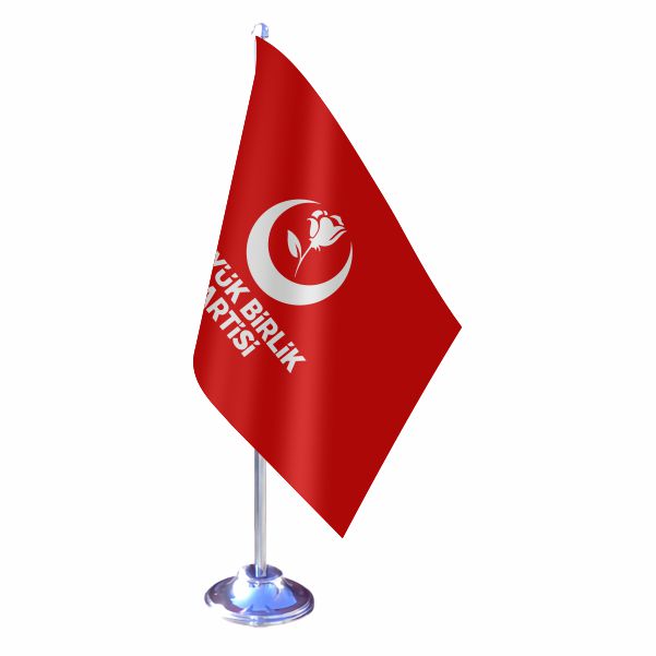 B�y�k Birlik Partisi Tekli Masa Bayra��