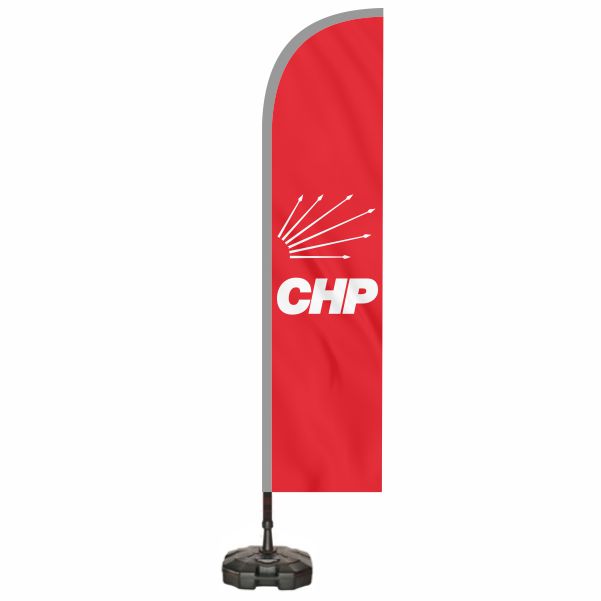 Chp Plaj Bayra�� ve Yelken Bayra��