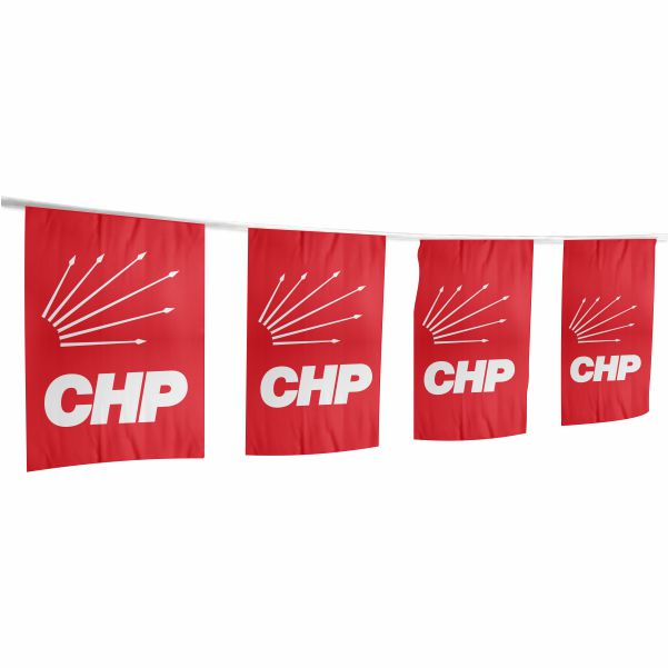 Chp �pe Dizili Flamalar ve Bayraklar