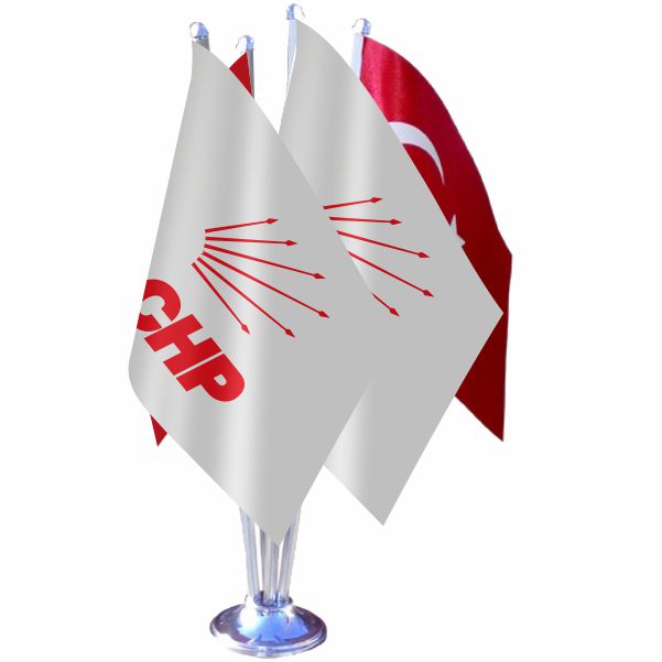 Cumhuriyet Halk Partisi D�rtl� �zel Masa Bayra��