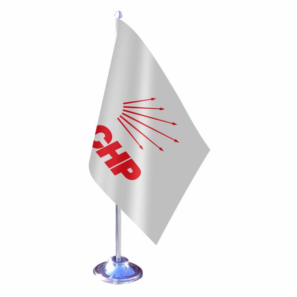 Cumhuriyet Halk Partisi Tekli Masa Bayra��