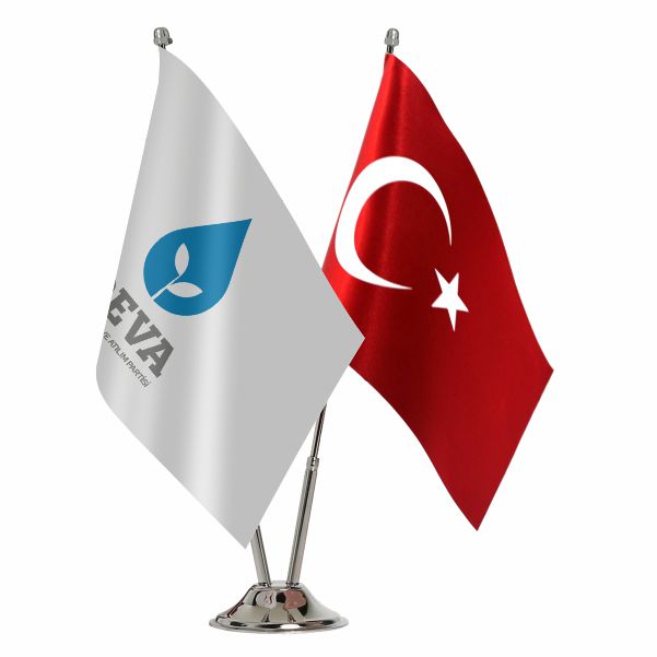 Demokrasi ve At�l�m Partisi 2 li Masa Bayra��