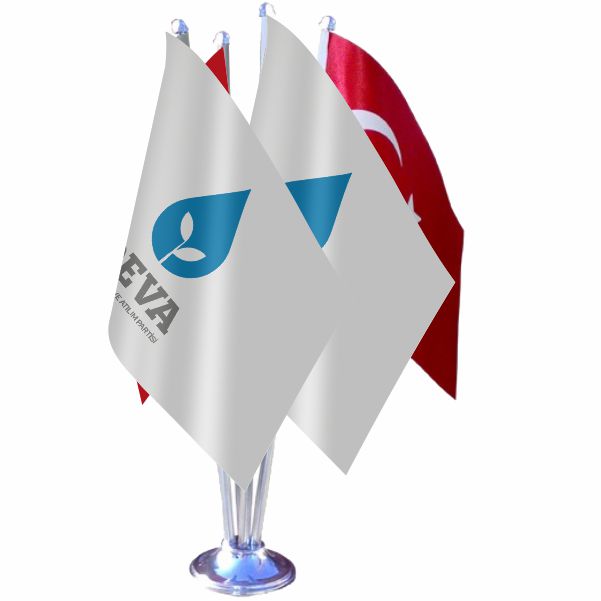 Demokrasi ve At�l�m Partisi D�rtl� �zel Masa Bayra��