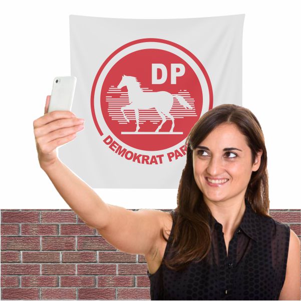 Demokrat Parti Bez Arka Plan Manzara