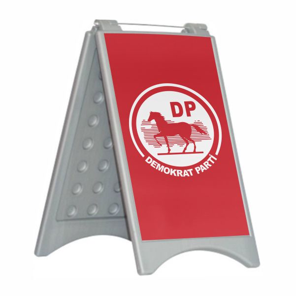Demokrat Parti K�rm�z� A Reklam Duba