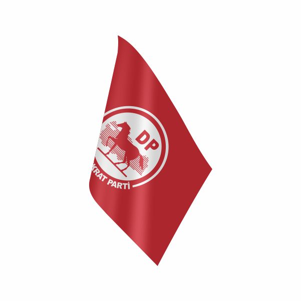Demokrat Parti K�rm�z� Masa Bayra��