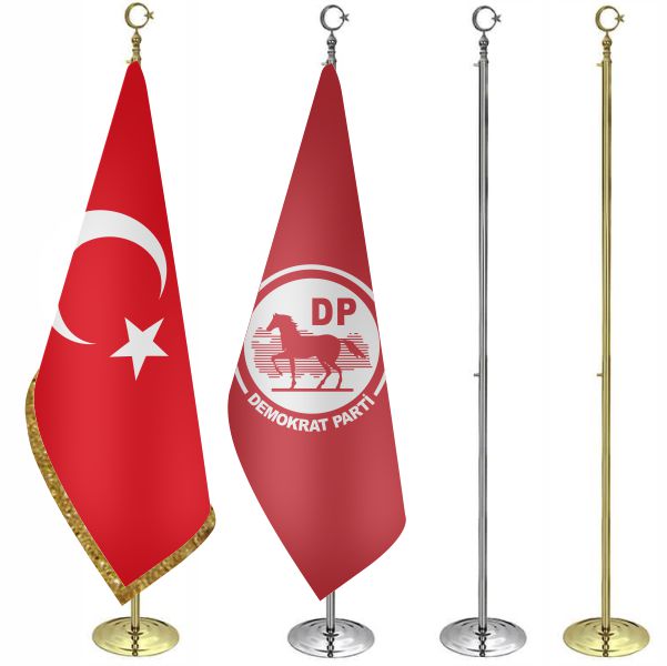 Demokrat Parti K�rm�z� Telal� Makam Bayra��