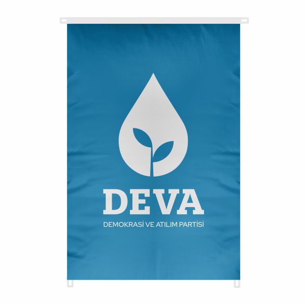 Deva Partisi Bina Boyu Bayraklar