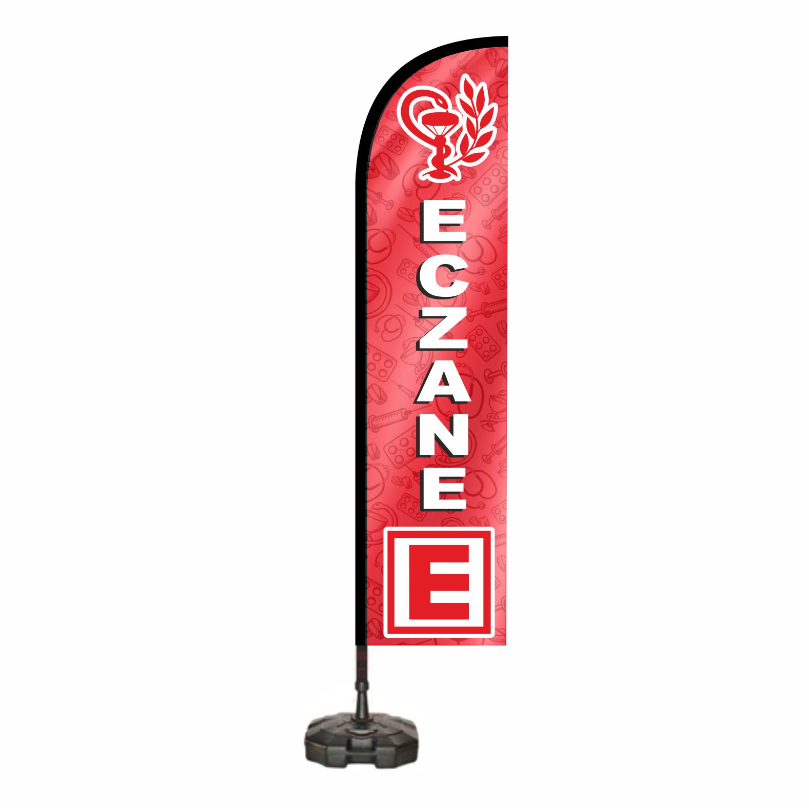 Eczane �zel Tasar�m Bayrak Eczane �ste�e �zel Bayraklar
