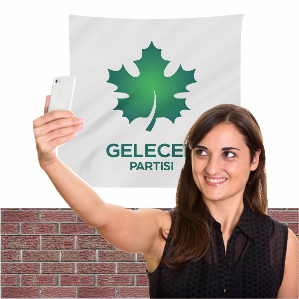Gelecek Partisi Bez Arka Plan Manzara