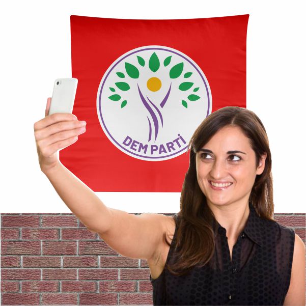 K�rm�z� Dem Parti Bez Arka Plan Manzara