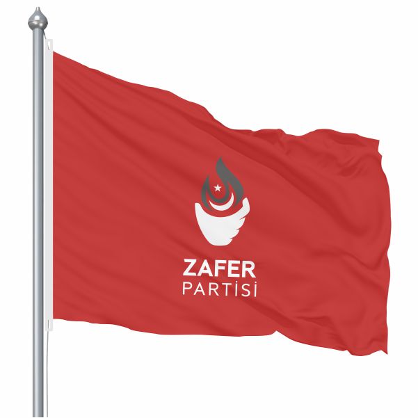 K�rm�z� Zafer Partisi Bayraklar�