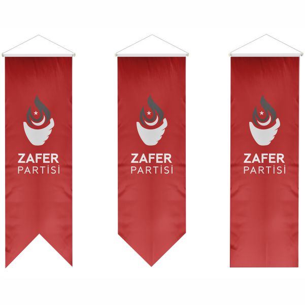 K�rm�z� Zafer Partisi K�rlang�� Flamalar Bayraklar