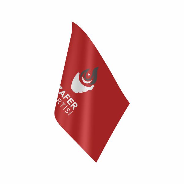 K�rm�z� Zafer Partisi Masa Bayra��