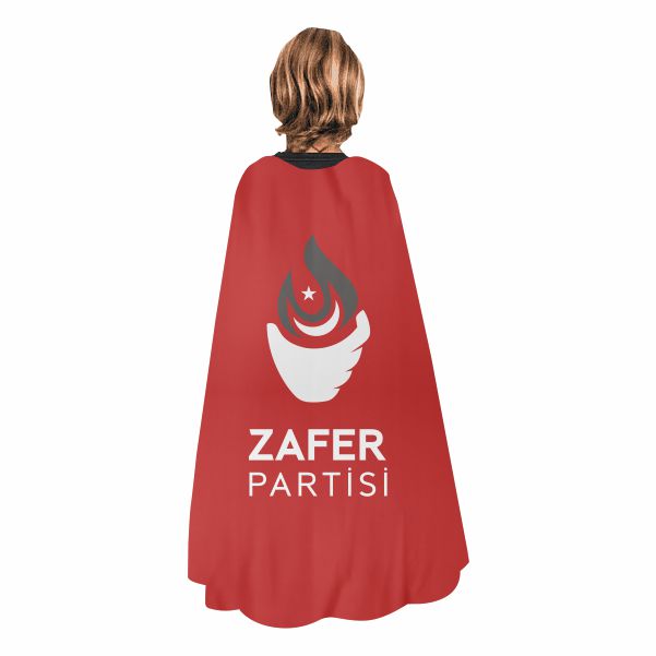 K�rm�z� Zafer Partisi Pelerin Dijital Bask� Pelerin