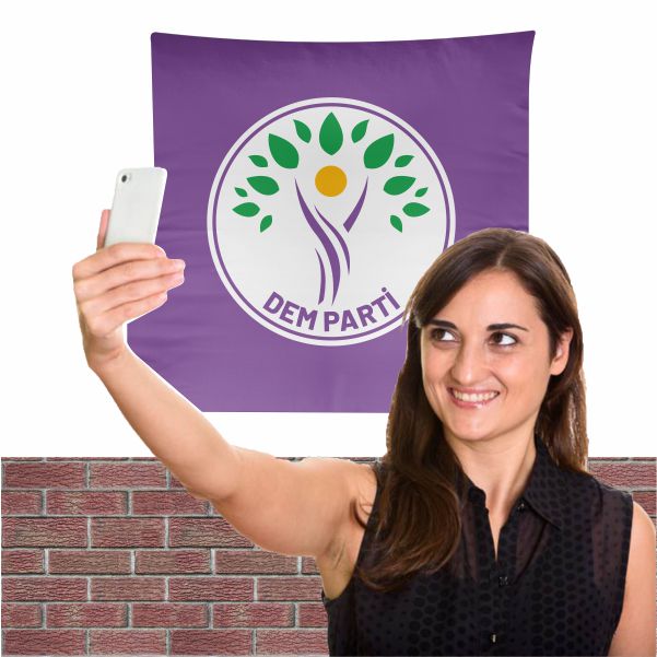 Mor Dem Parti Bez Arka Plan Manzara