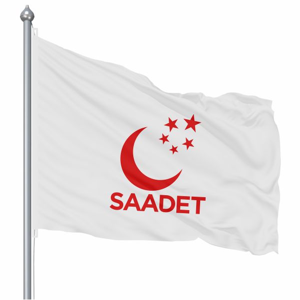 Saadet Partisi Bayraklar�