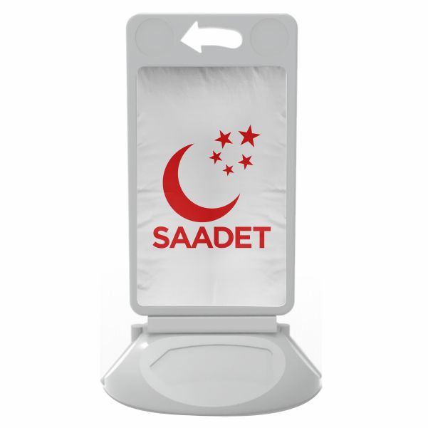 Saadet Partisi Kaliteli Plastik Duba