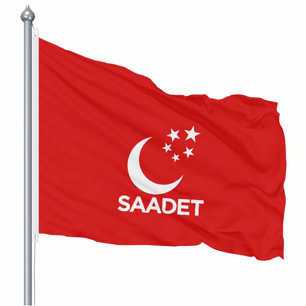 Saadet Partisi K�rm�z� Bayraklar�