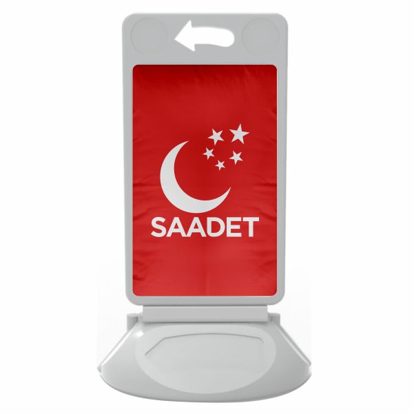 Saadet Partisi K�rm�z� Kaliteli Plastik Duba