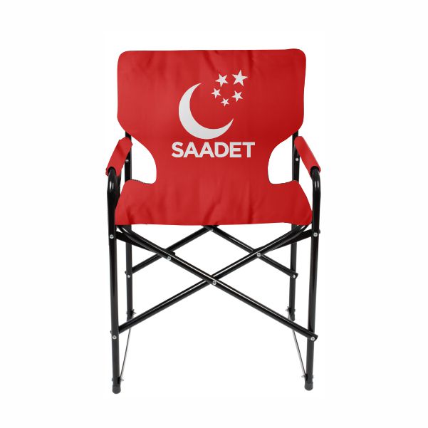 Saadet Partisi K�rm�z� Kamp Sandalyesi