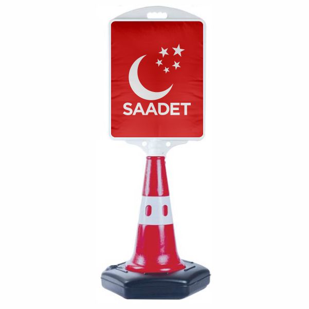 Saadet Partisi K�rm�z� K���k Boy Reklam Dubas�