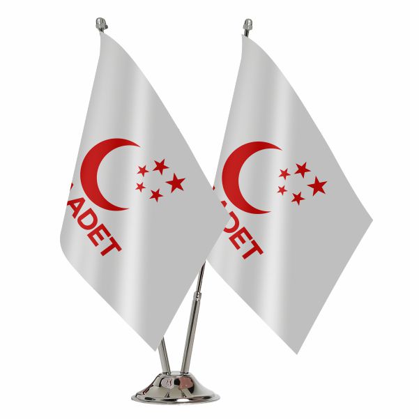 Saadet Partisi �kili Masa Bayra��