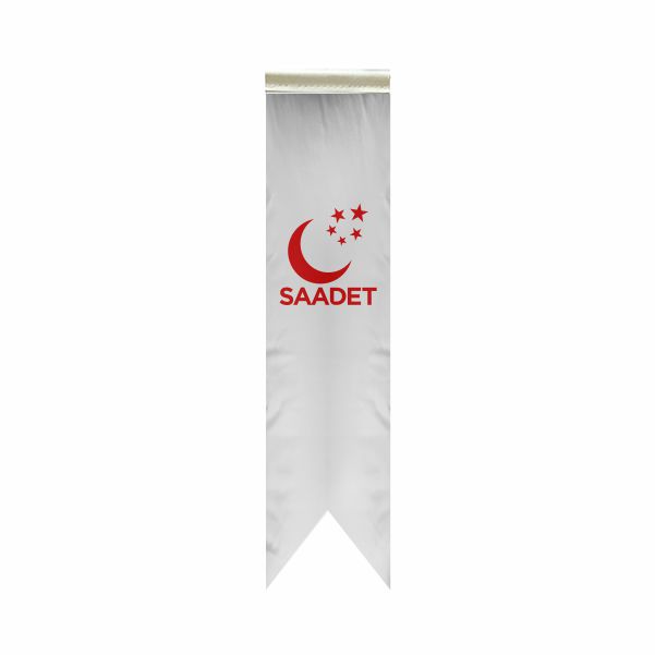 Saadet Partisi �zel Logolu Masa Bayra��
