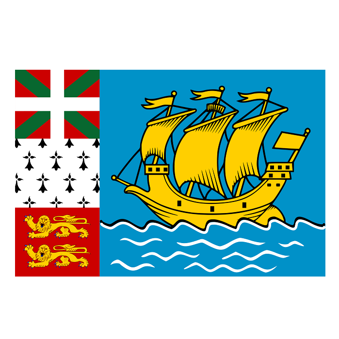 Saint Pierre ve Miquelon Bayrak