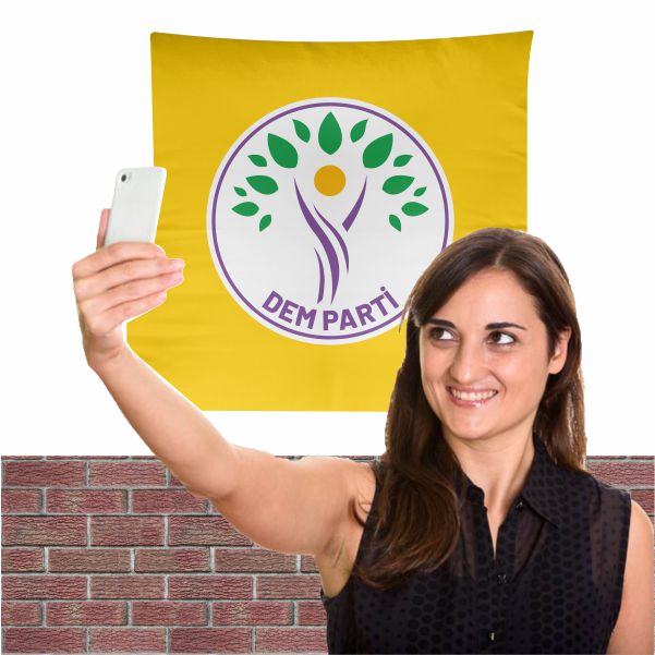 Sar� Dem Parti Bez Arka Plan Manzara