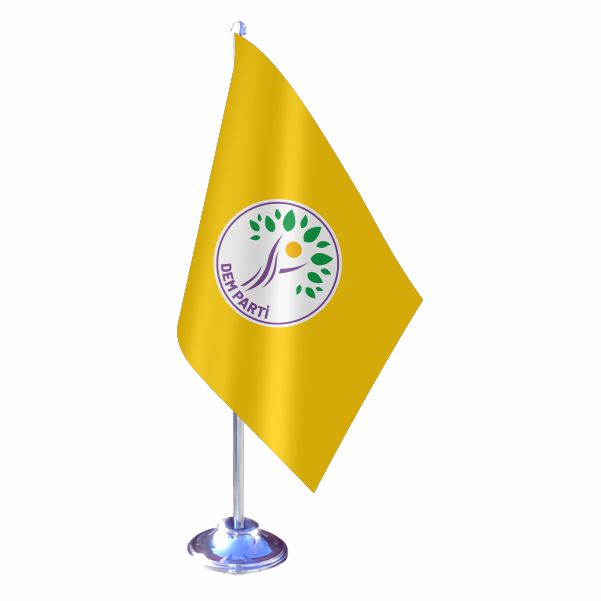 Sar� Dem Parti Tekli Masa Bayra��