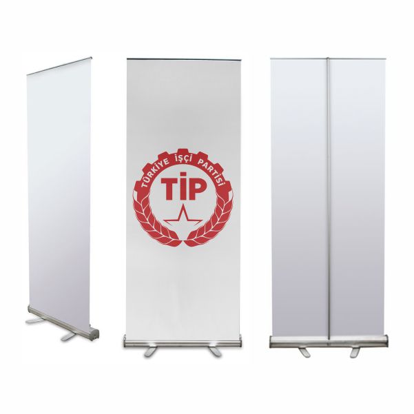 Tip Partisi Banner Roll Up