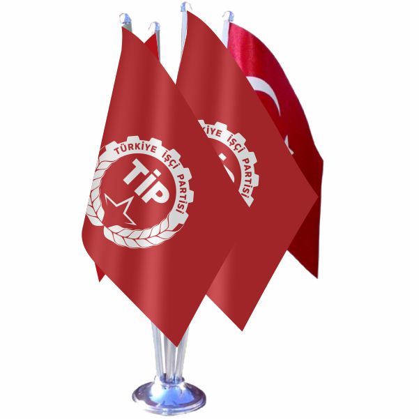 T�rkiye ���i Partisi D�rtl� �zel Masa Bayra��