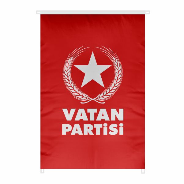 Vatan Partisi Bina Boyu Bayraklar