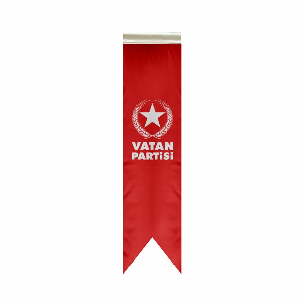 Vatan Partisi �zel Logolu Masa Bayra��