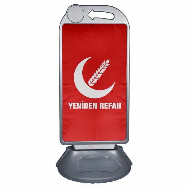Yeniden Refah Partisi Kald�r�m Park B�y�k Boy Reklam Dubas�