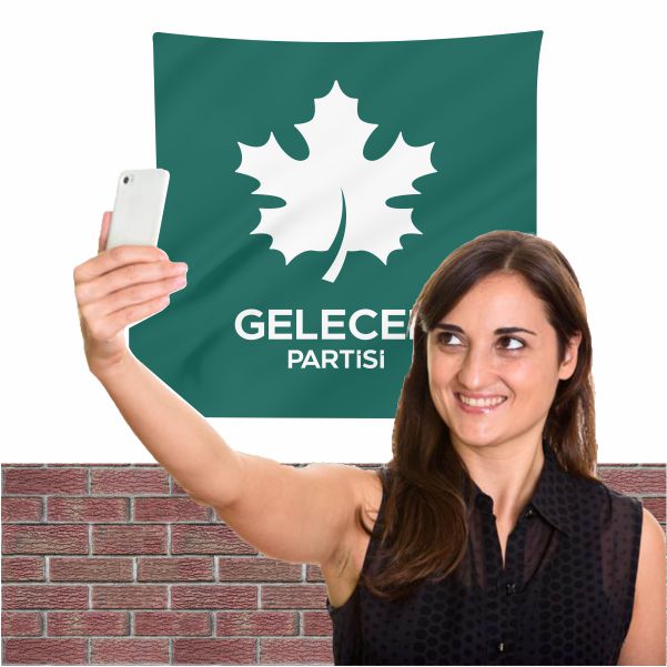 Ye�il Gelecek Partisi Bez Arka Plan Manzara