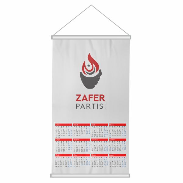 Zafer Partisi Bez Takvim Dijital Bask� Zafer Partisi Duvar Takvim